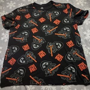 Disney Parks Star Wars Kylo Ren Join Me All Over Print Shirt Adult Ladies M. In